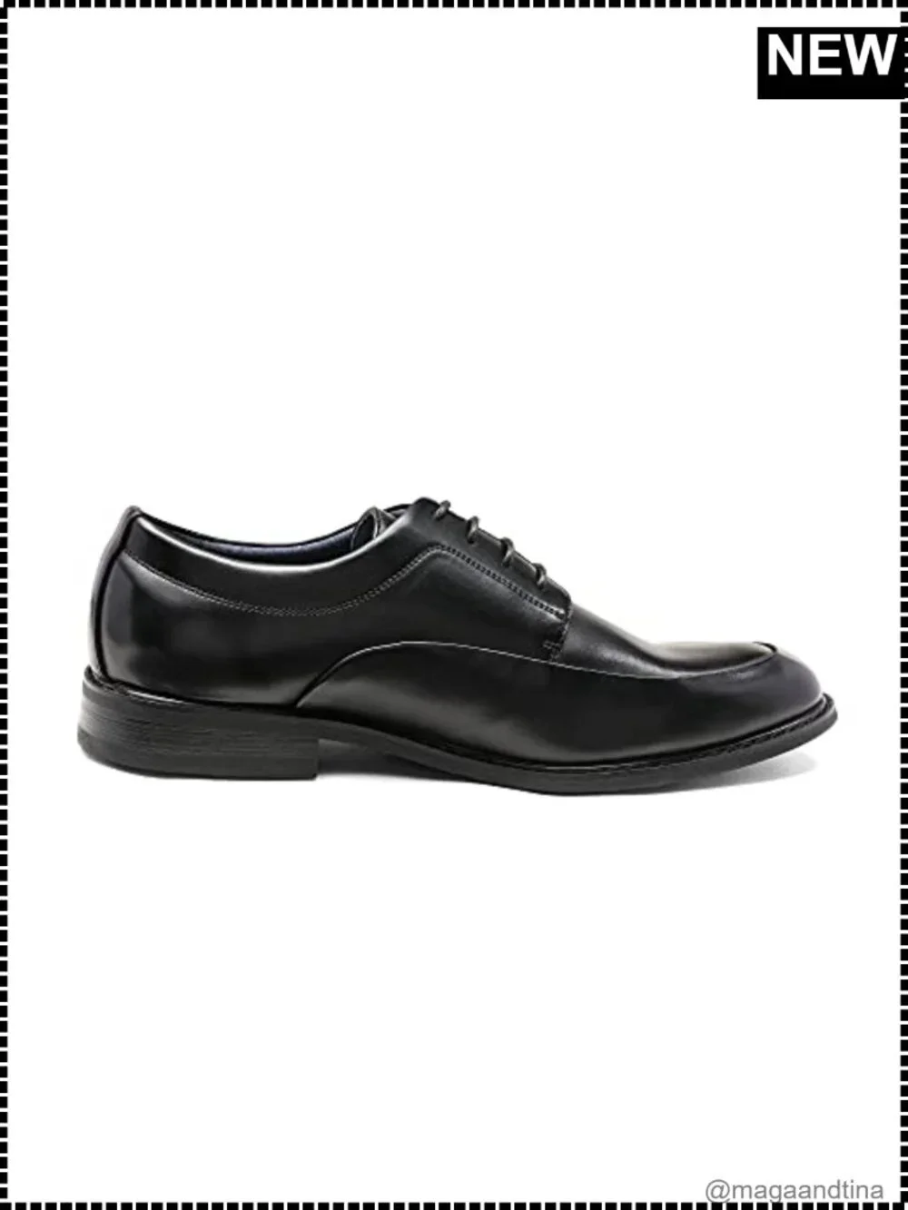 Men's Oxford Dress Shoes Synthetic Leather Lace-Up Formal Business